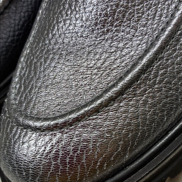 $429 Women Paul Green Loafers Lug Sole Metallic Pewter Wellesley Silver 10.5  11 - Picture 12 of 12